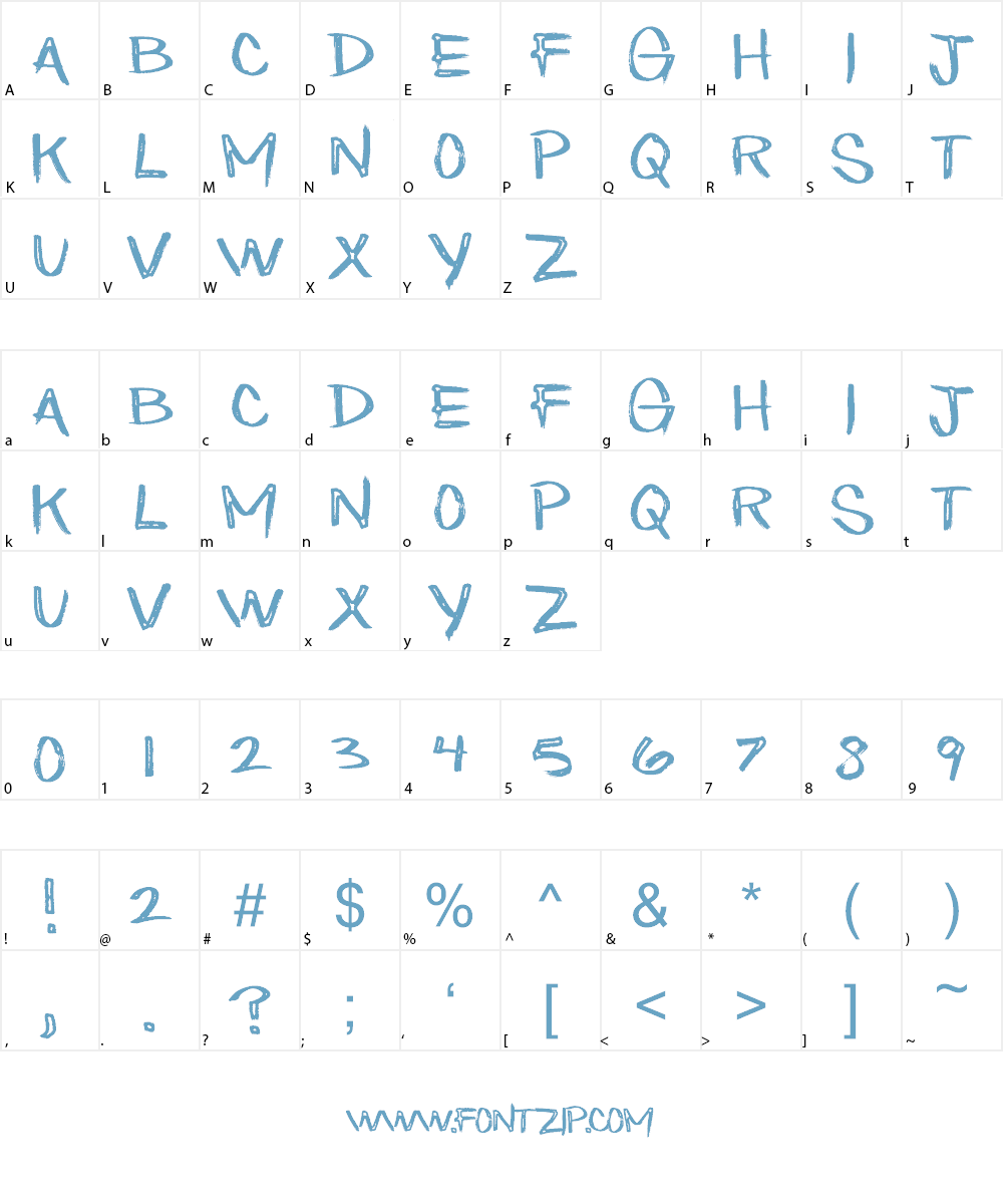 Eatn Cake Font Character